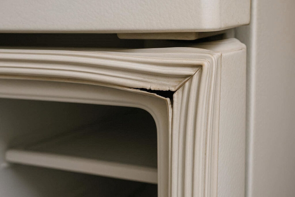 Why Is My Refrigerator Not Cooling? 8 refrigerator door gasket damage